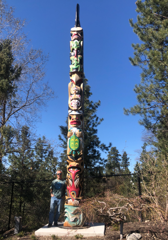 Concrete Slab for Totem Pole